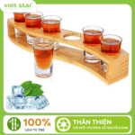 Giá tre đựng cốc rượu