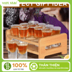 Giá tre đựng cốc rượu