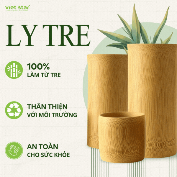 Ly tre- cốc tre - Hương vị thiên nhiên trong mỗi cốc