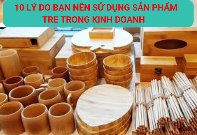 10 Lý Do Bạn Nên Sử Dụng Sản Phẩm Tre Trong Kinh Doanh