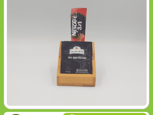 Khay tre đựng trà, cà phê